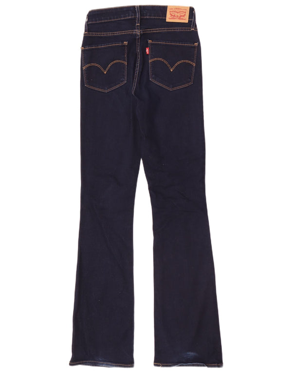 Jeans Levi's da donna 725 bootcut a vita alta W26 L31 cotone blu navy