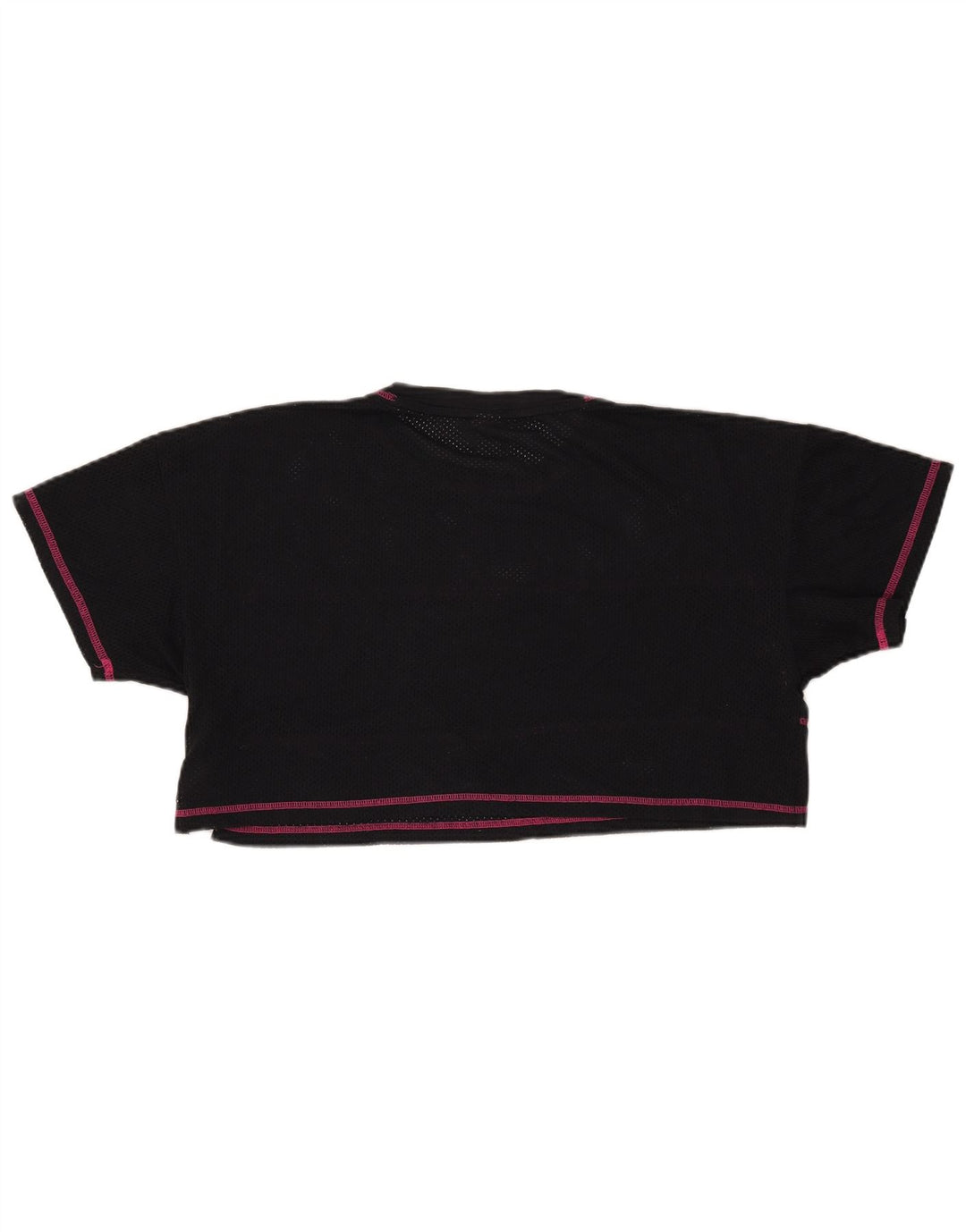 T-shirt corta con grafica PUMA da donna UK 14 Poliestere a righe nere medie