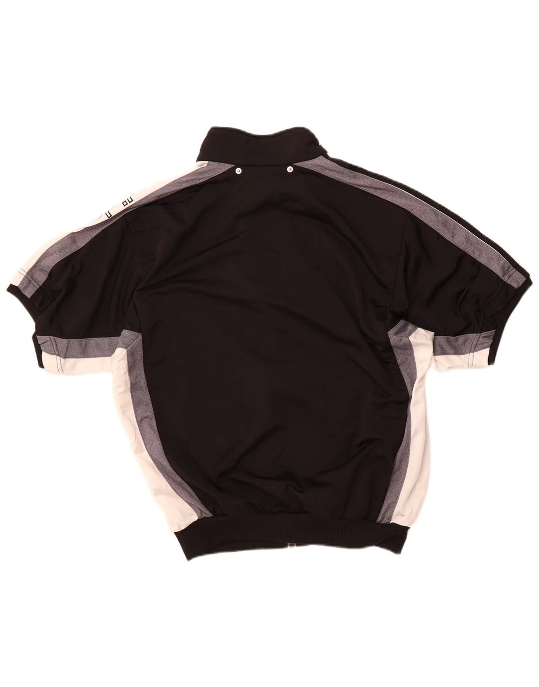 Giacca da tuta grafica da uomo Adidas UK 38/40 poliestere nero medio