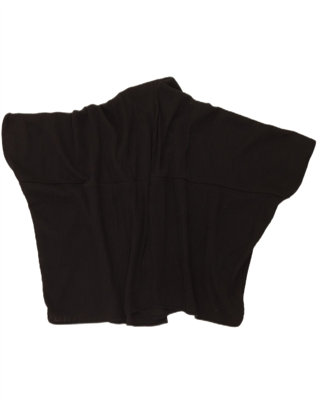 Top cardigan poncho oversize da donna Zara UK 14 medio nero