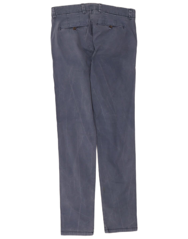 Pantaloni chino slim da uomo Smog W30 L31 in cotone blu navy