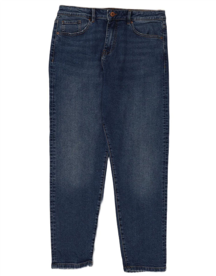 Jeans affusolati regolari mamma Marks & Spencer da donna UK 14 medio W30 L28 blu