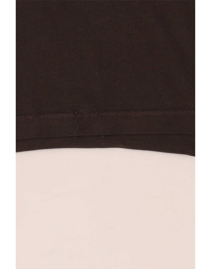 T-shirt grafica da uomo Jack & Jones Top piccola in cotone marrone