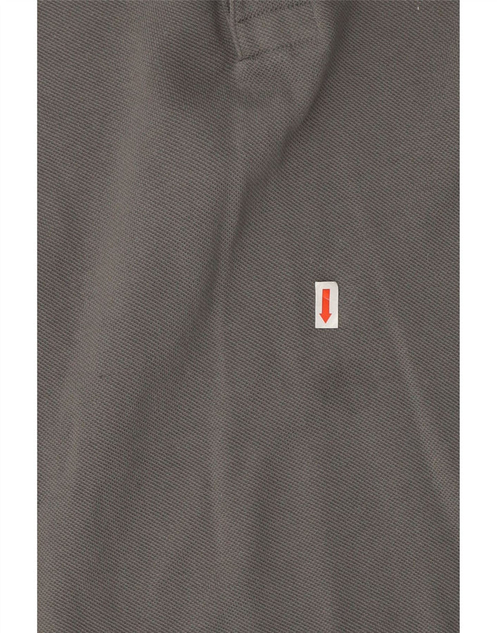 Polo da uomo Lacoste taglia 5 grande in cotone grigio