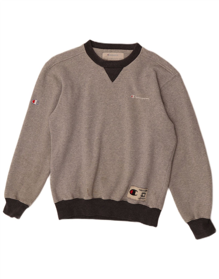 Felpa da uomo Champion Small Grey Colourblock