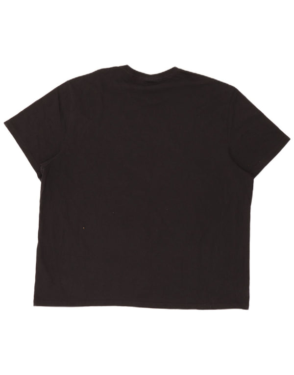 Maglietta grafica da uomo Calvin Klein Jeans Top 2XL cotone nero