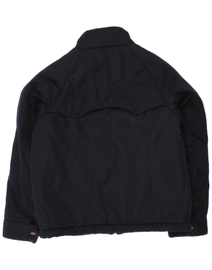 Giacca Harrington grafica da ragazzo Polo Ralph Lauren 7-8 anni piccola blu navy