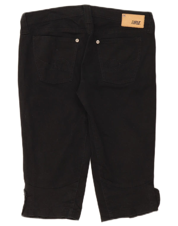 Bermuda da donna RIFLE W29 cotone nero medio