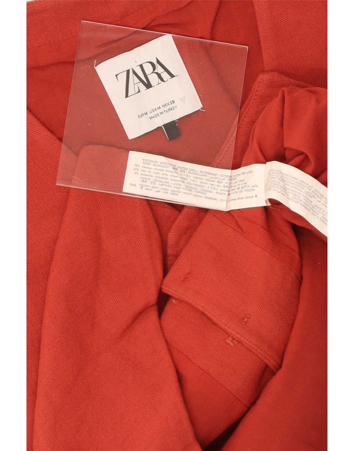 Gilet Zara da donna UK 12 rosso medio in viscosa