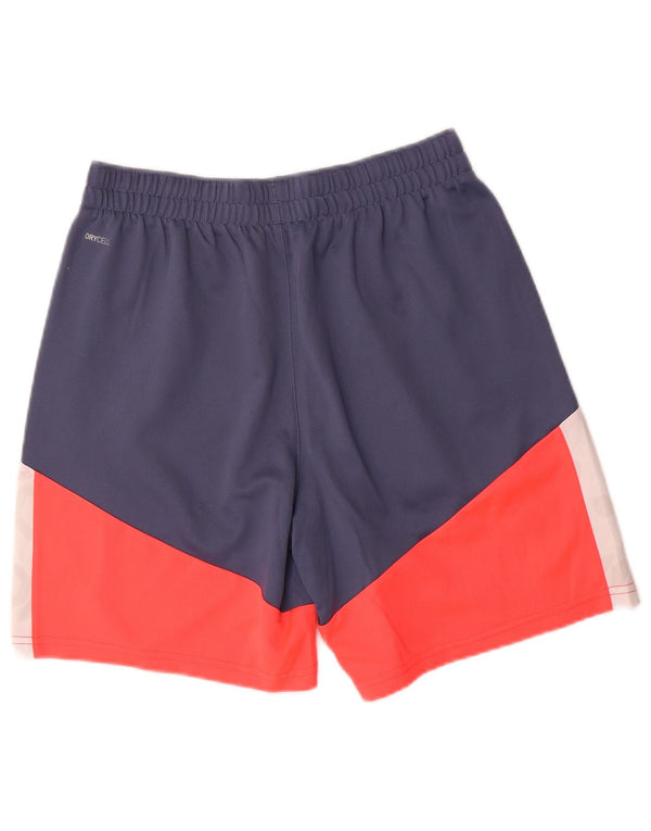 Pantaloncini sportivi grafici da uomo Puma Colorblock blu medio