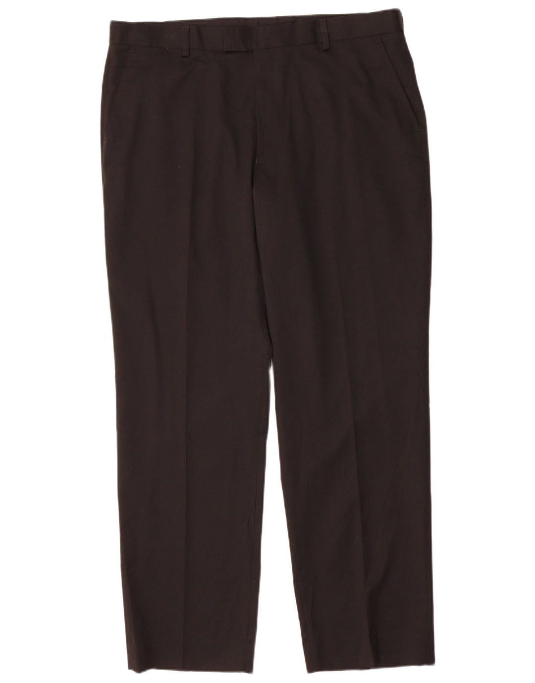 Pantaloni chino vestibilità regolare da uomo Marks & Spencer W38 L31 poliestere nero