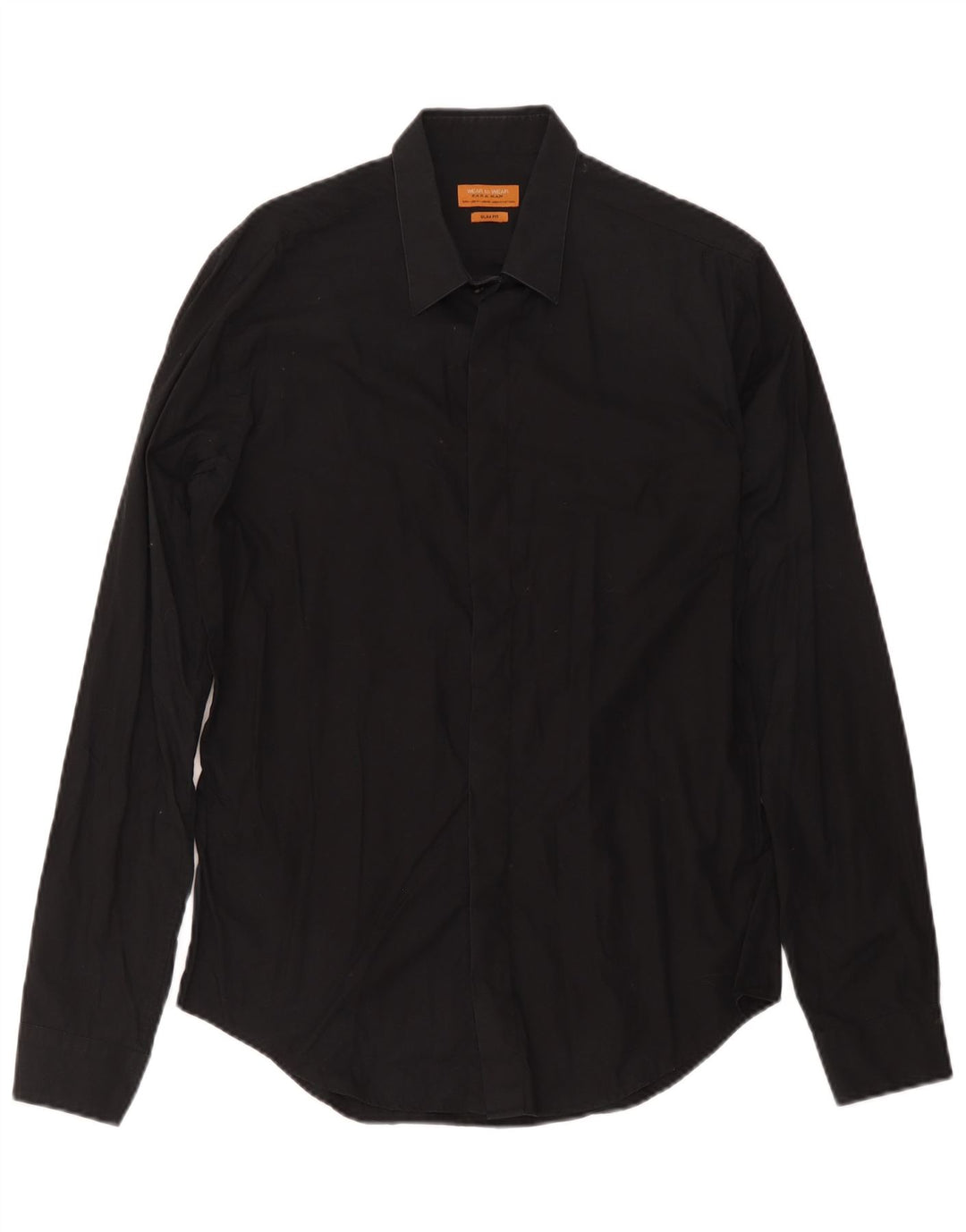 Camicia slim fit da uomo Zara nera media