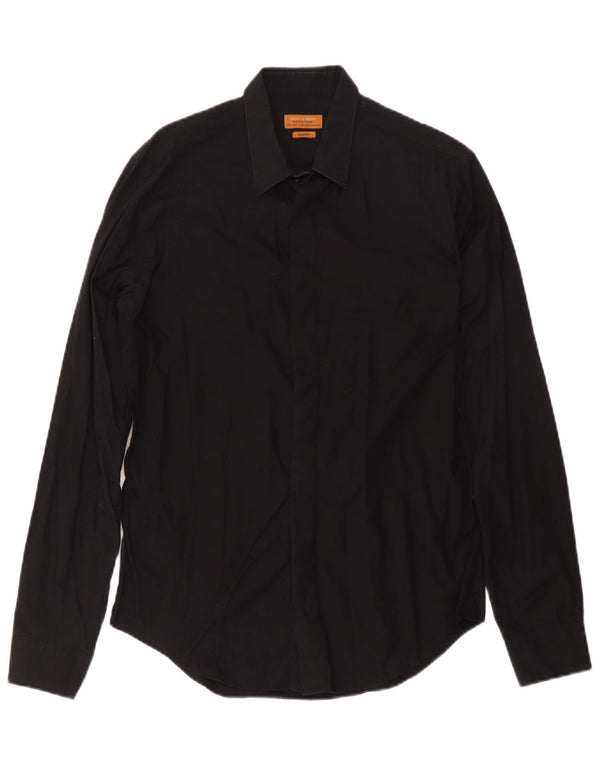 Camicia slim fit da uomo Zara nera media