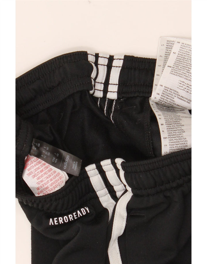 Pantaloni da tuta ADIDAS Aeroready da ragazzo 11-12 anni in poliestere nero