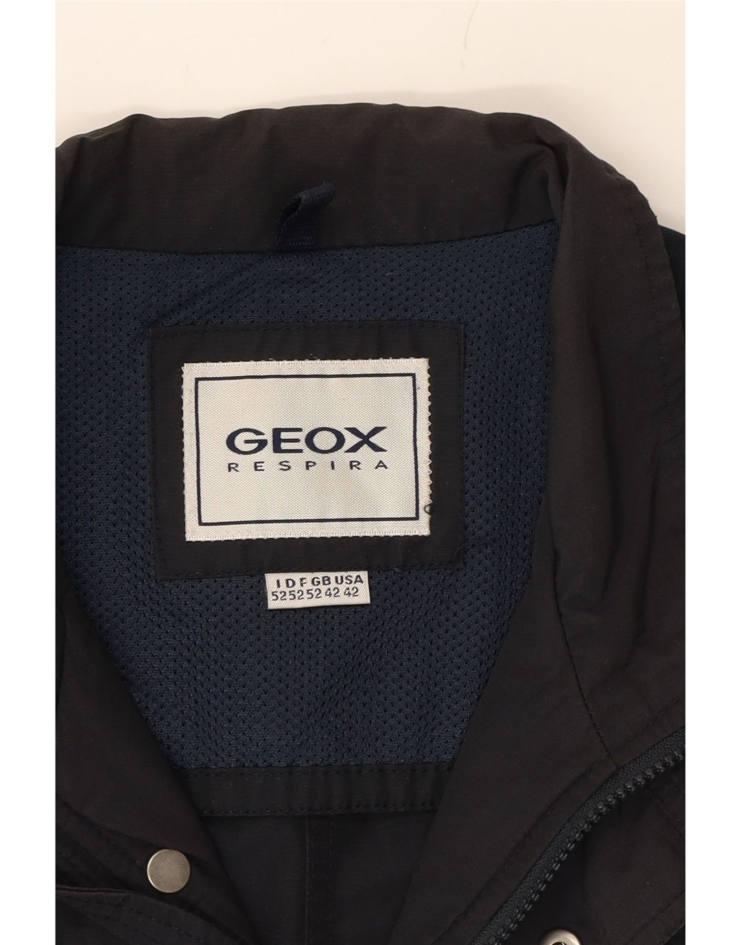 Giacca utility da uomo GEOX UK 42 XL Cotone blu navy