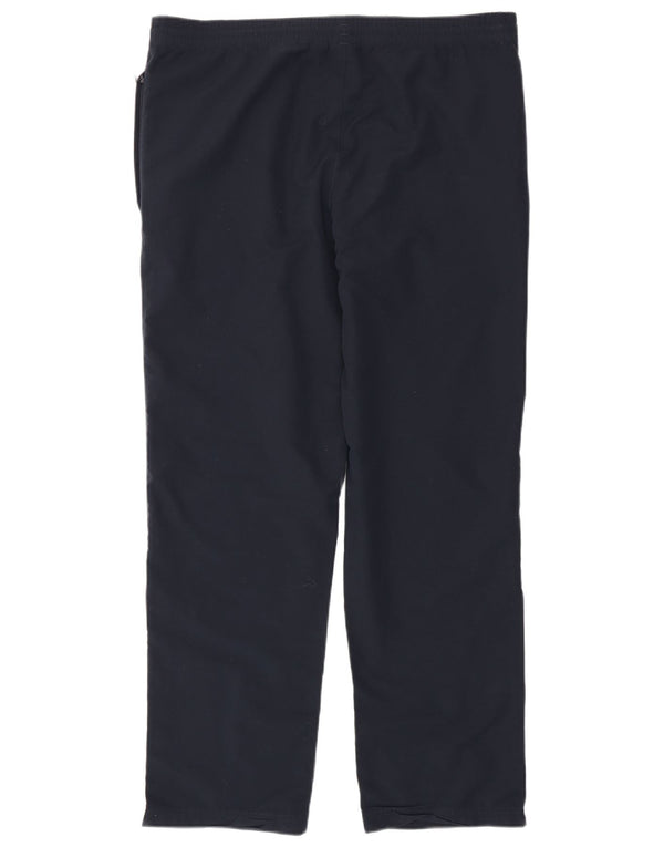 Pantaloni da tuta da uomo Adidas medi in poliestere blu navy