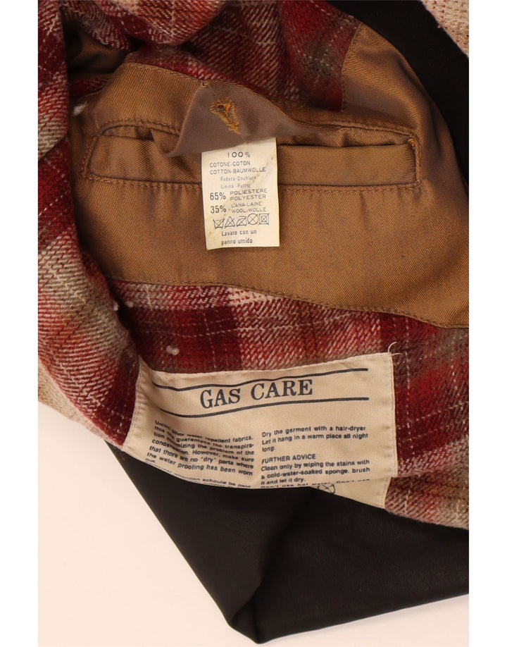 Giacca da uomo in cotone cerato Gas UK 40 grande cotone nero