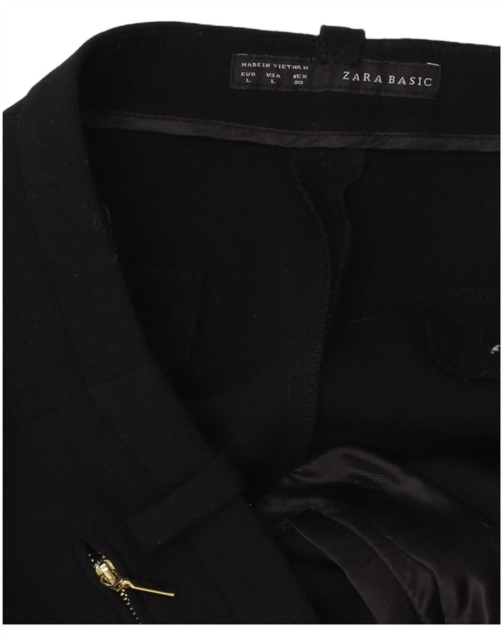 Pantaloni da Abito Dritti ZARA da Donna Grandi W30 L32 Neri