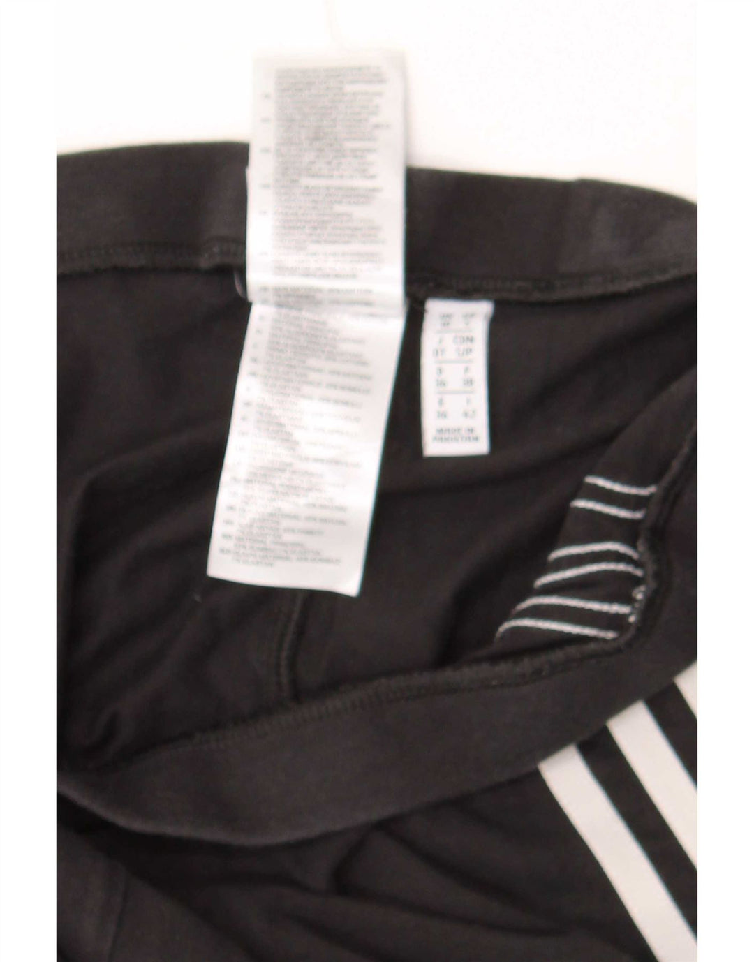 Leggings da donna Adidas UK10 piccolo cotone nero
