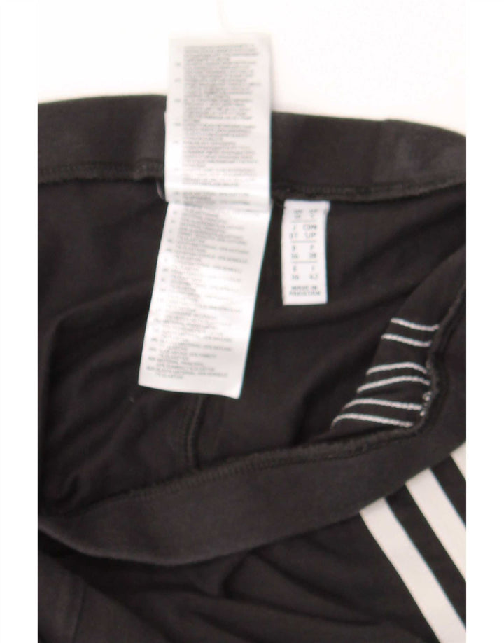 Leggings da donna Adidas UK10 piccolo cotone nero