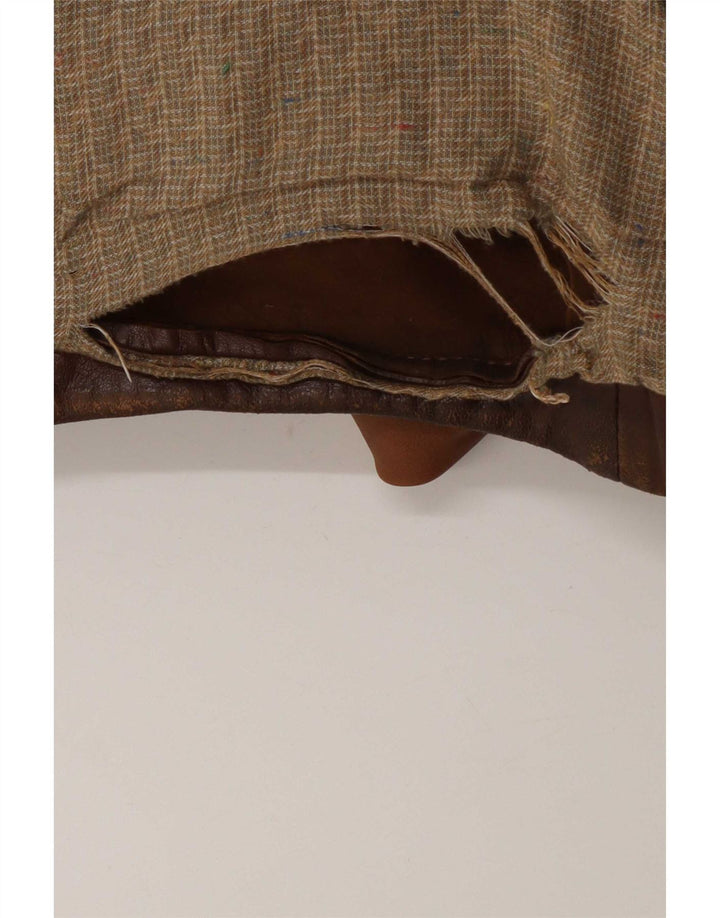 Giacca in pelle da uomo Christ UK 36 piccola marrone