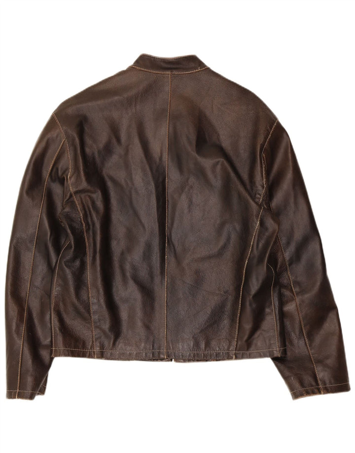 Giacca In Pelle Uomo Conbipel IT 50 Large Marrone