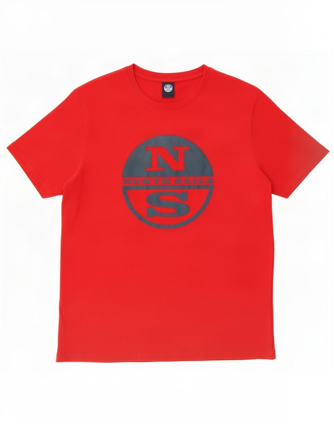 T-shirt grafica da uomo North Sails Top in cotone rosso medio