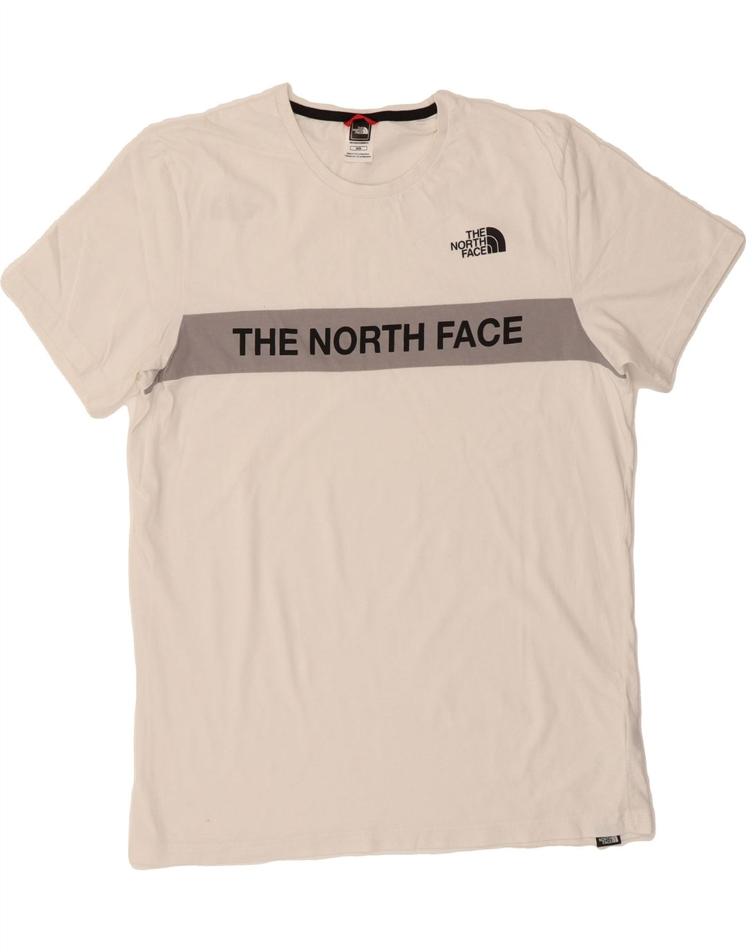 THE NORTH FACE Mens Graphic T-Shirt Top Medium White Cotton Vintage The North Face and Second-Hand The North Face from Messina Hembry 