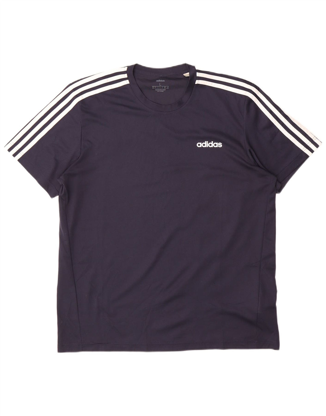 T-shirt Adidas Aeroready da uomo, grande, in poliestere blu navy