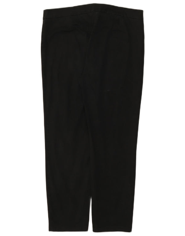 Pantaloni casual corti Marks & Spencer da donna W34 L26 cotone nero
