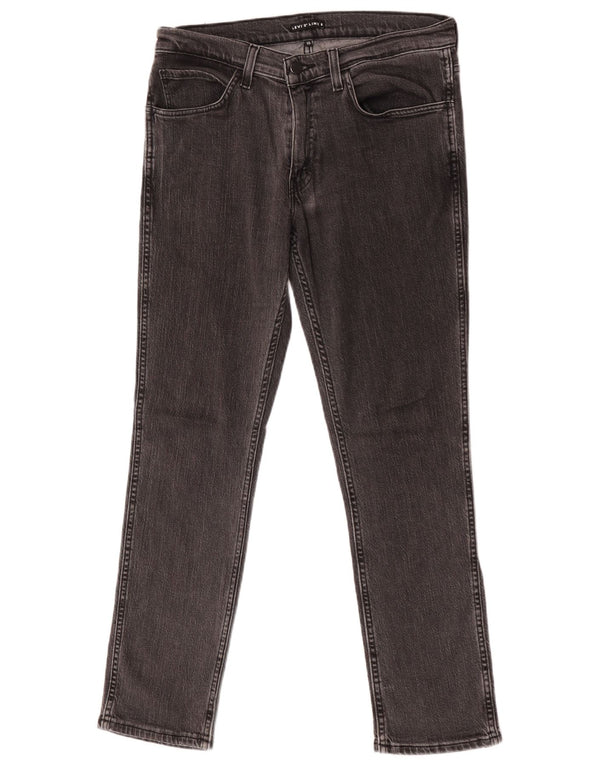 Jeans Levi's Uomo Linea 8 Slim W32 L30 Cotone Grigio