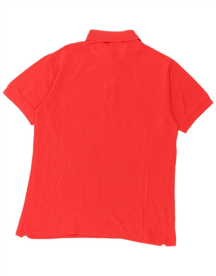 Polo da uomo Lacoste taglia 4 media in cotone rosso