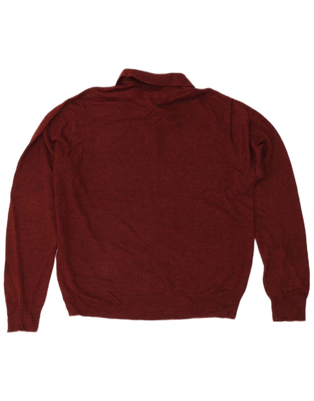 Maglione da uomo con collo alto Dockers, bordeaux medio, a rombi/diamante