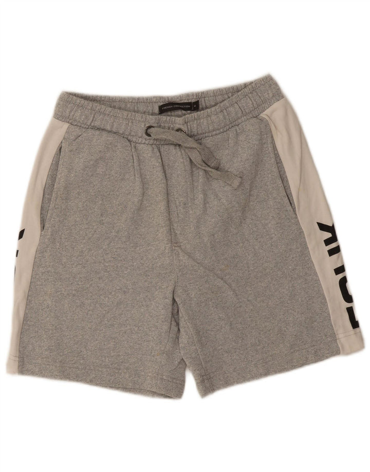 Pantaloncini sportivi grafici da uomo French Connection color grigio medio