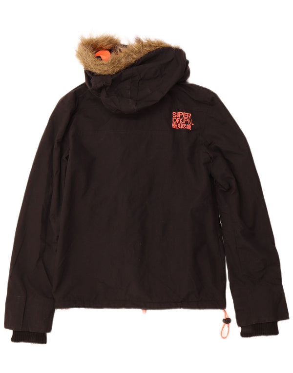 Giacca a vento da donna The Windcheater SUPERDRY UK 10 piccola nera