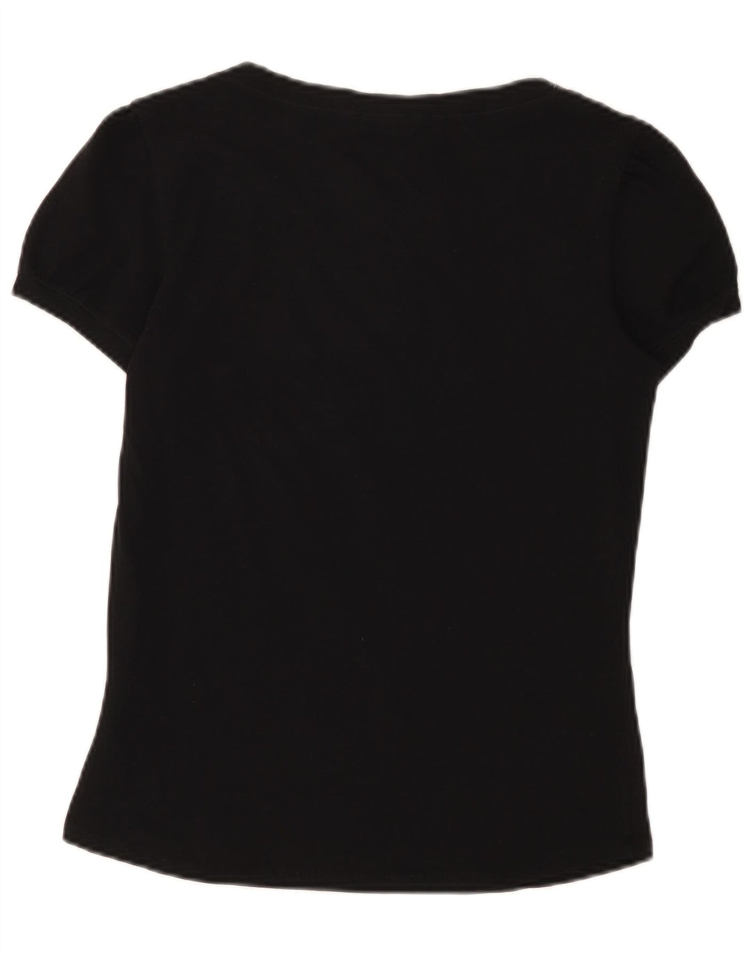 Max & Co. T-shirt grafica da donna Top UK 14 grande cotone nero