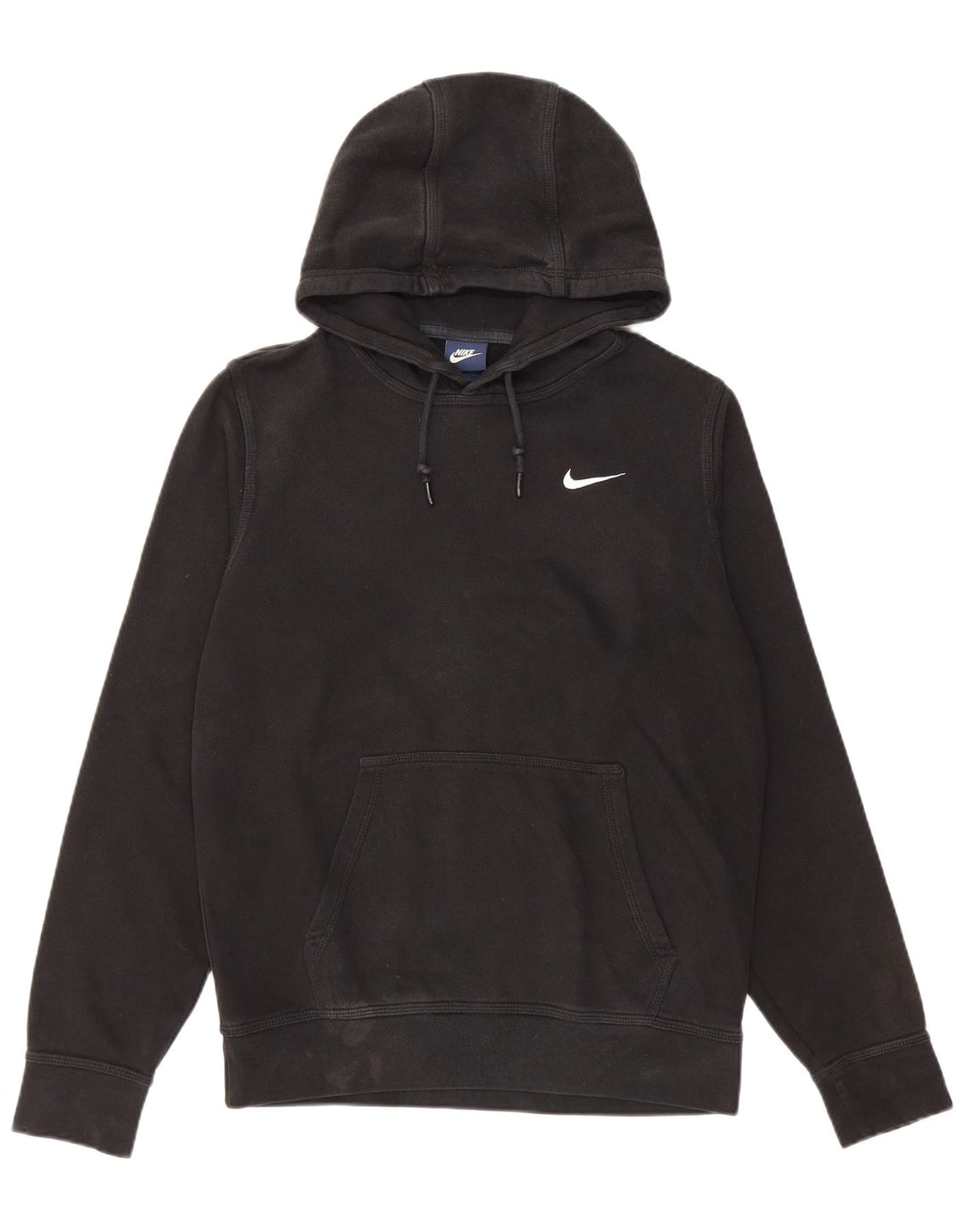 Felpa con cappuccio da uomo Nike Small in cotone nero