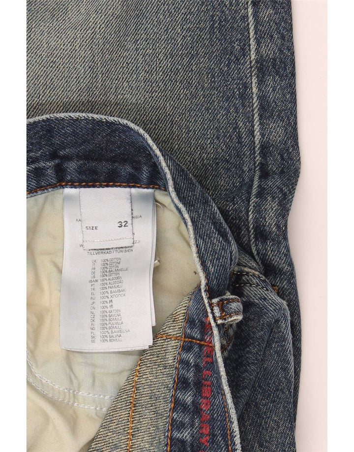 Jeans dritti da uomo Diesel W32 L30 cotone blu