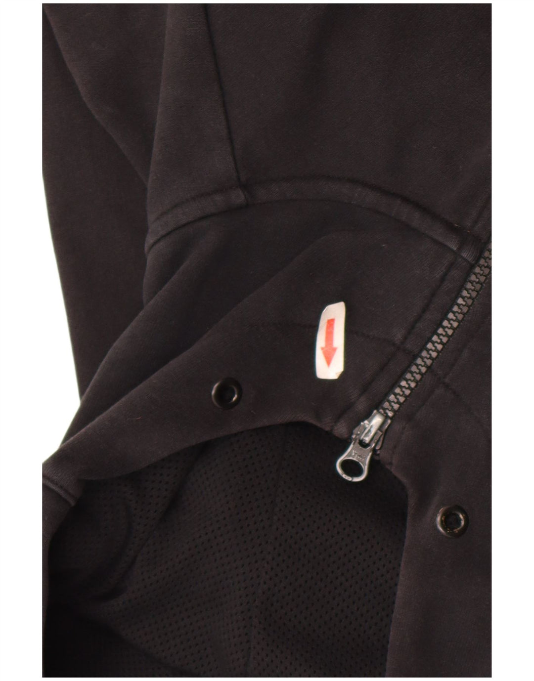 Felpa con cappuccio e zip grafica Nike da uomo di colore nero medio