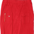 VINTAGE Womens Straight Skirt W34 Large Red Vintage Vintage and Second-Hand Vintage from Messina Hembry 