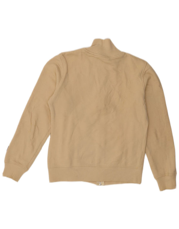 Giacca da ginnastica grafica da donna Asics UK 10 piccola in cotone beige