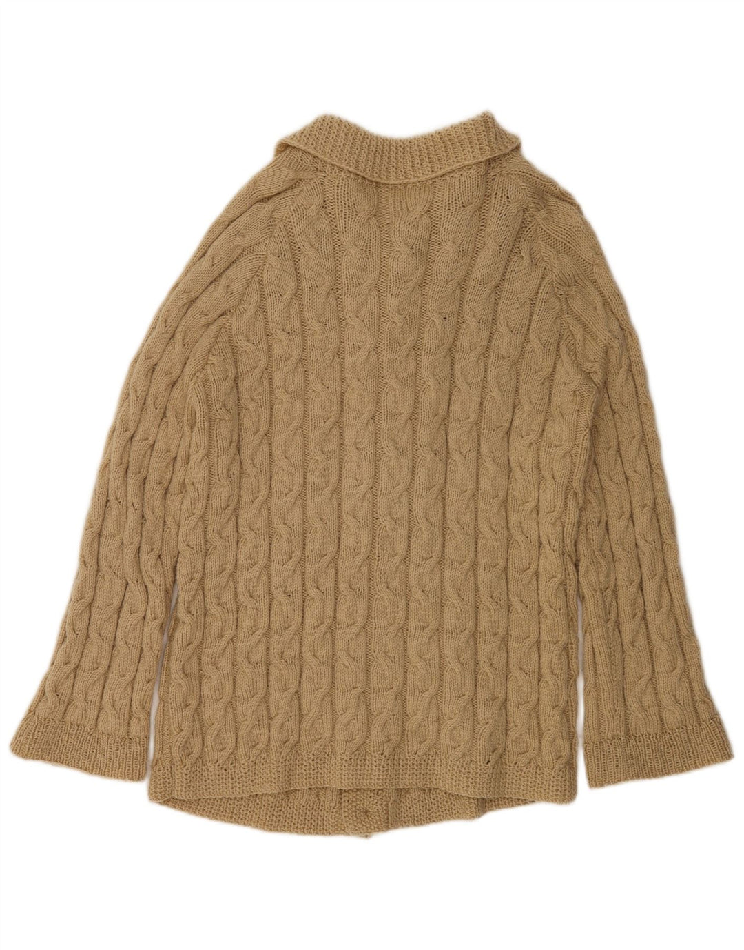 Maglione cardigan da uomo vintage XL Beige