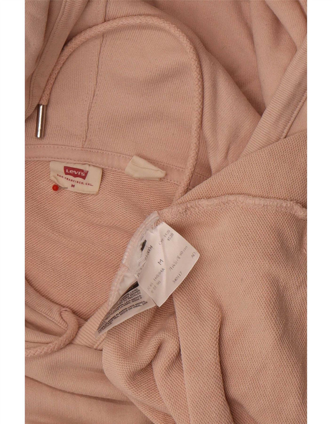 Maglione con cappuccio da donna Levi's UK 14 rosa medio