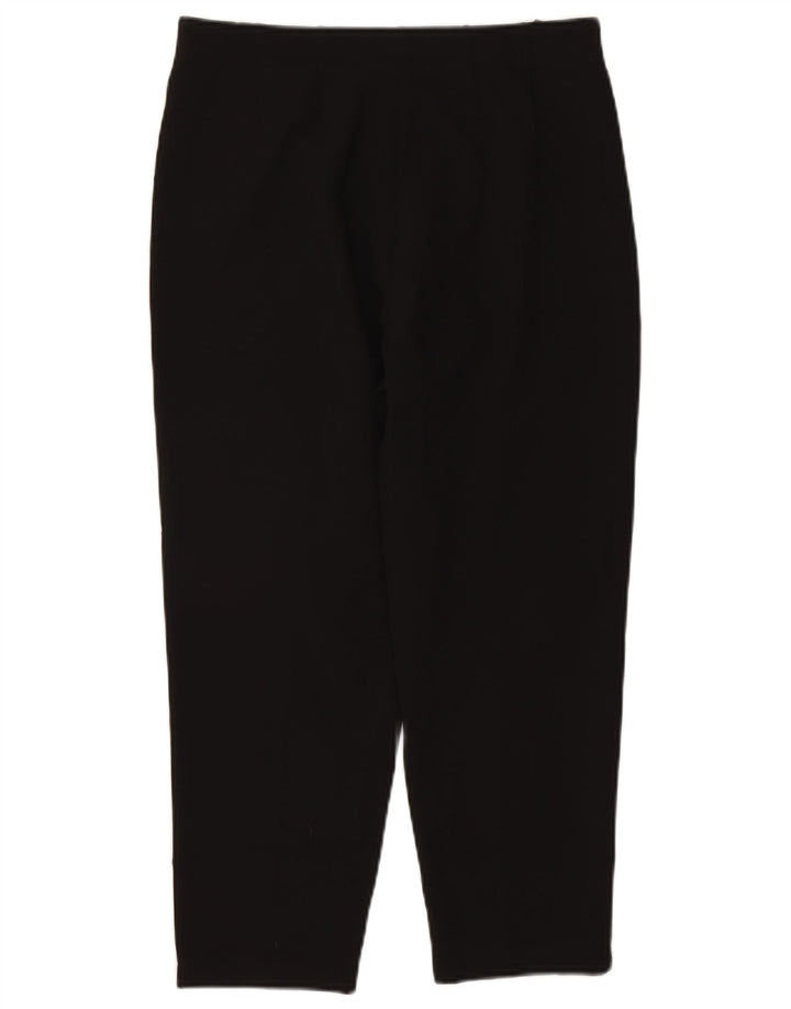 Pantaloni chino corti Marks & Spencer da donna UK 12 medi W30 L23 neri