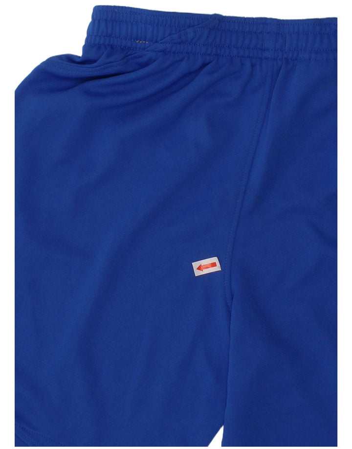 NIKE Boys Barcelona Sport Shorts 8-9 Years Small Blue Polyester