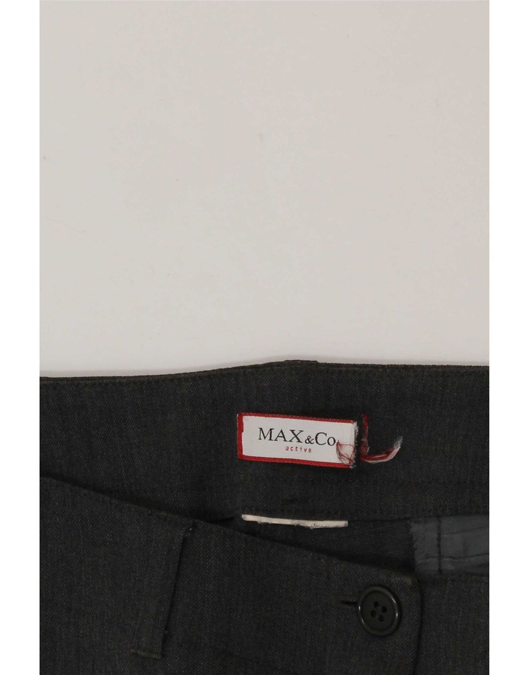 Pantaloni casual dritti da donna Max & Co. W32 L32 Grigi