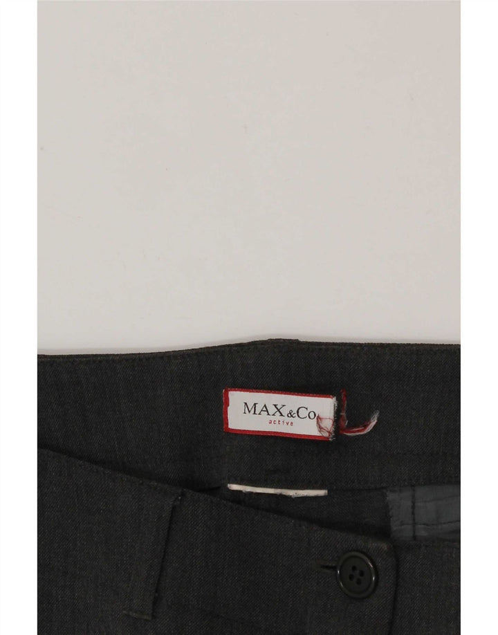 Pantaloni casual dritti da donna Max & Co. W32 L32 Grigi