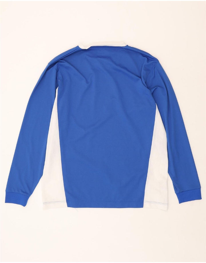 PUMA Mens Top Long Sleeve XL Blue Colourblock Polyester Vintage Puma and Second-Hand Puma from Messina Hembry 