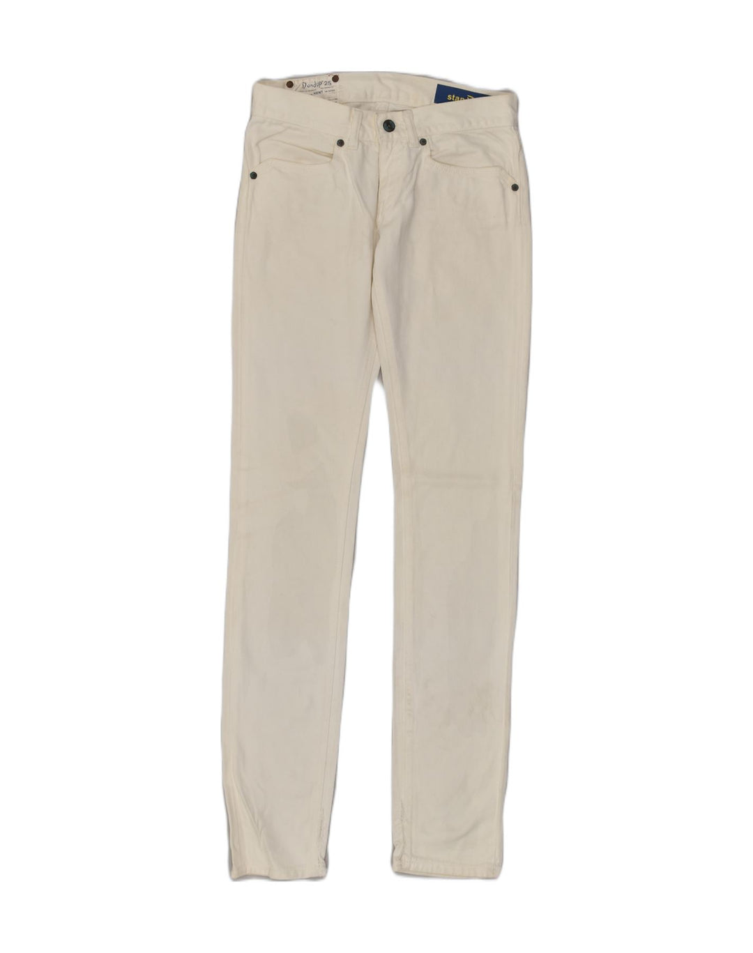 DONDUP Womens Kent Slim Jeans W30 L34  Off White Cotton | Vintage Dondup | Thrift | Second-Hand Dondup | Used Clothing | Messina Hembry 