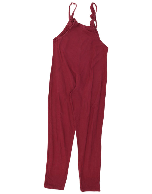 Tuta senza maniche da donna Lucy & Yak UK 12 Cotone bordeaux medio